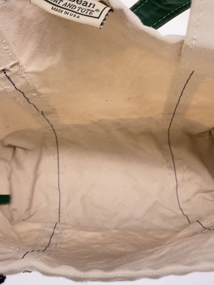 L.L.Bean Tote Bag Canvas GRN 6