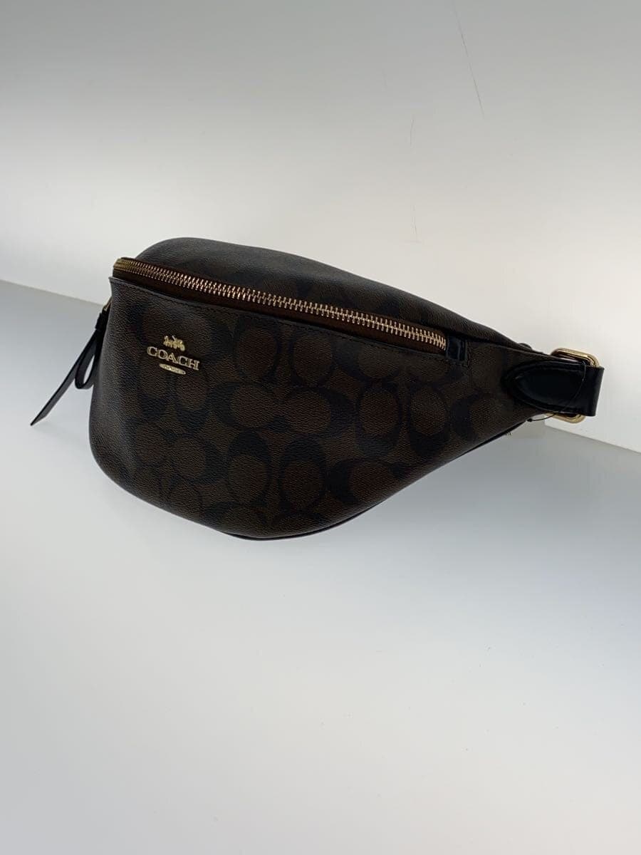 COACH Waist Bag BRW All Over Pattern G1980-F48740 2