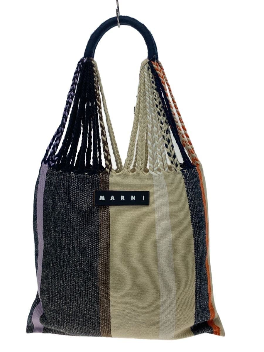 MARNI tote bag hammock bag BRW stripe