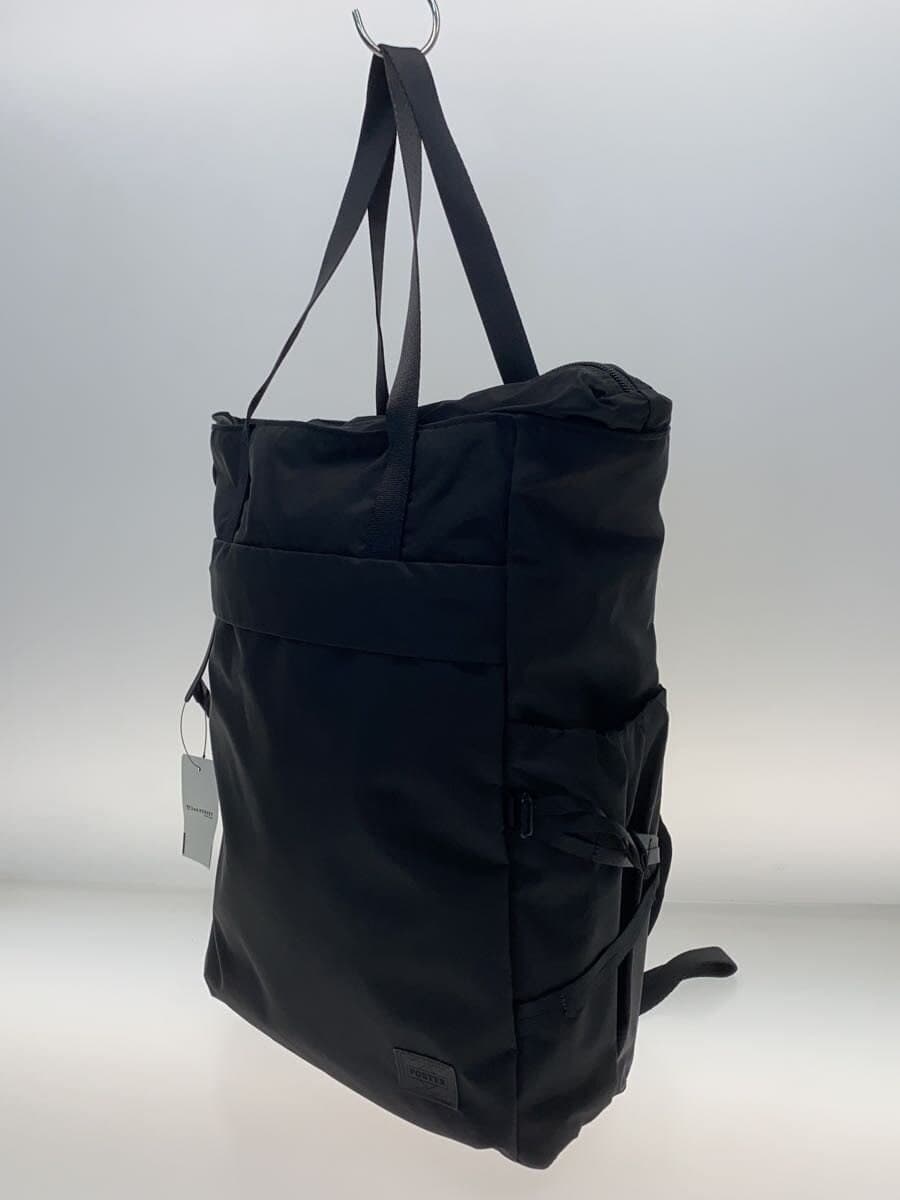 PORTER backpack nylon black plain 2