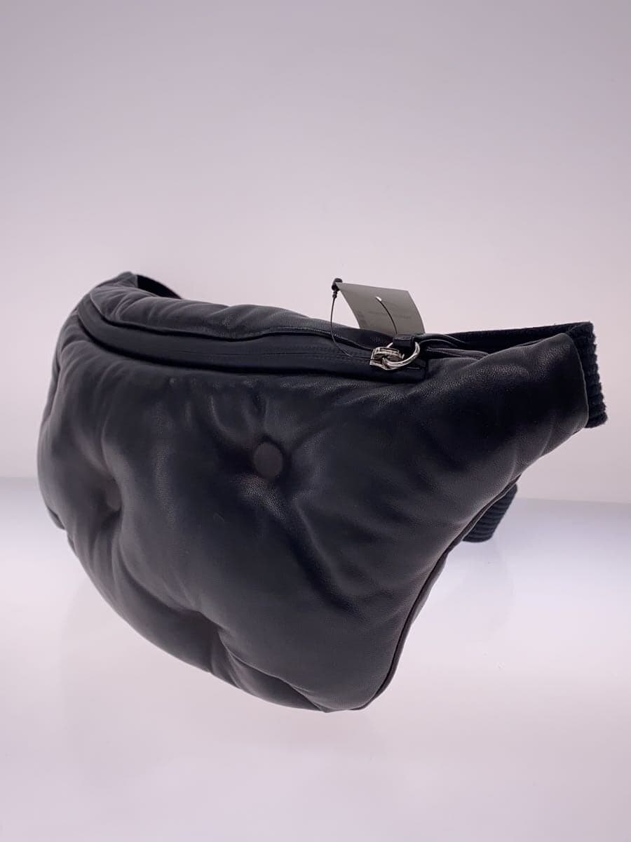 Maison Margiela⑪ Body Bag Shoulder Bag Leather Black S55WB0070 With Wear 2