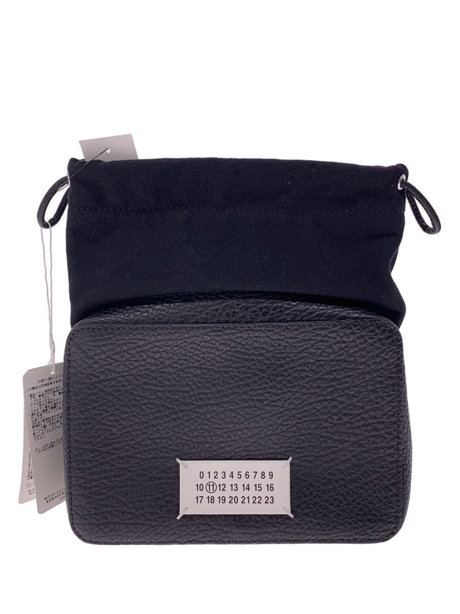 Maison Margiela5AC Camera Shoulder Bag Leather Black SB1WG0018