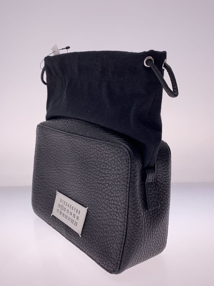 Maison Margiela5AC Camera Shoulder Bag Leather Black SB1WG0018 2