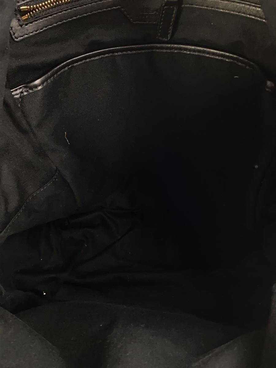 VERSACE Medusa Letter V Backpack Leather Black 1005331 6