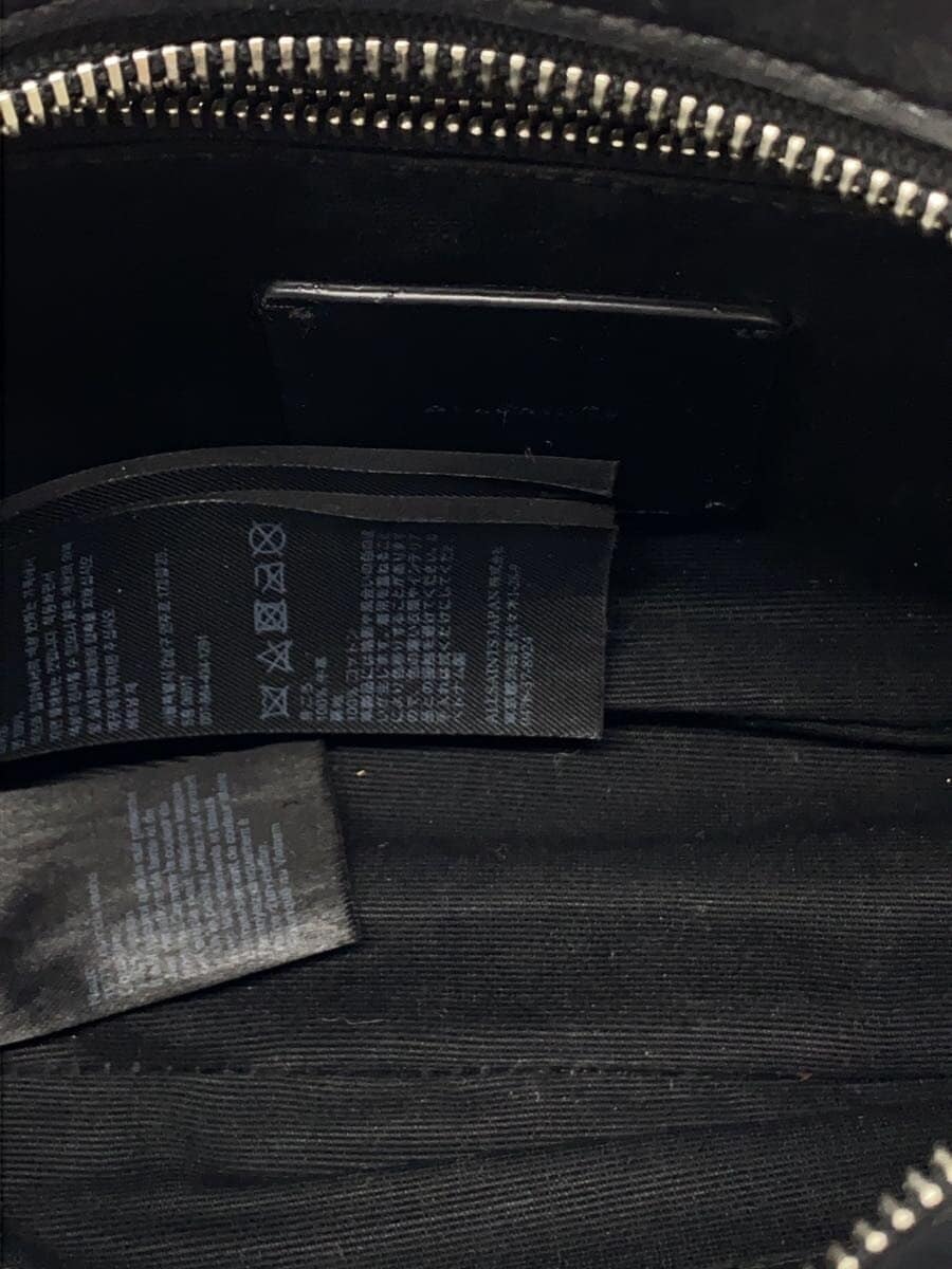 ALLSAINTS SPITALFIELDSCAPTAIN BUMBAG XBODY Shoulder Bag Leather Black WB092Q 6