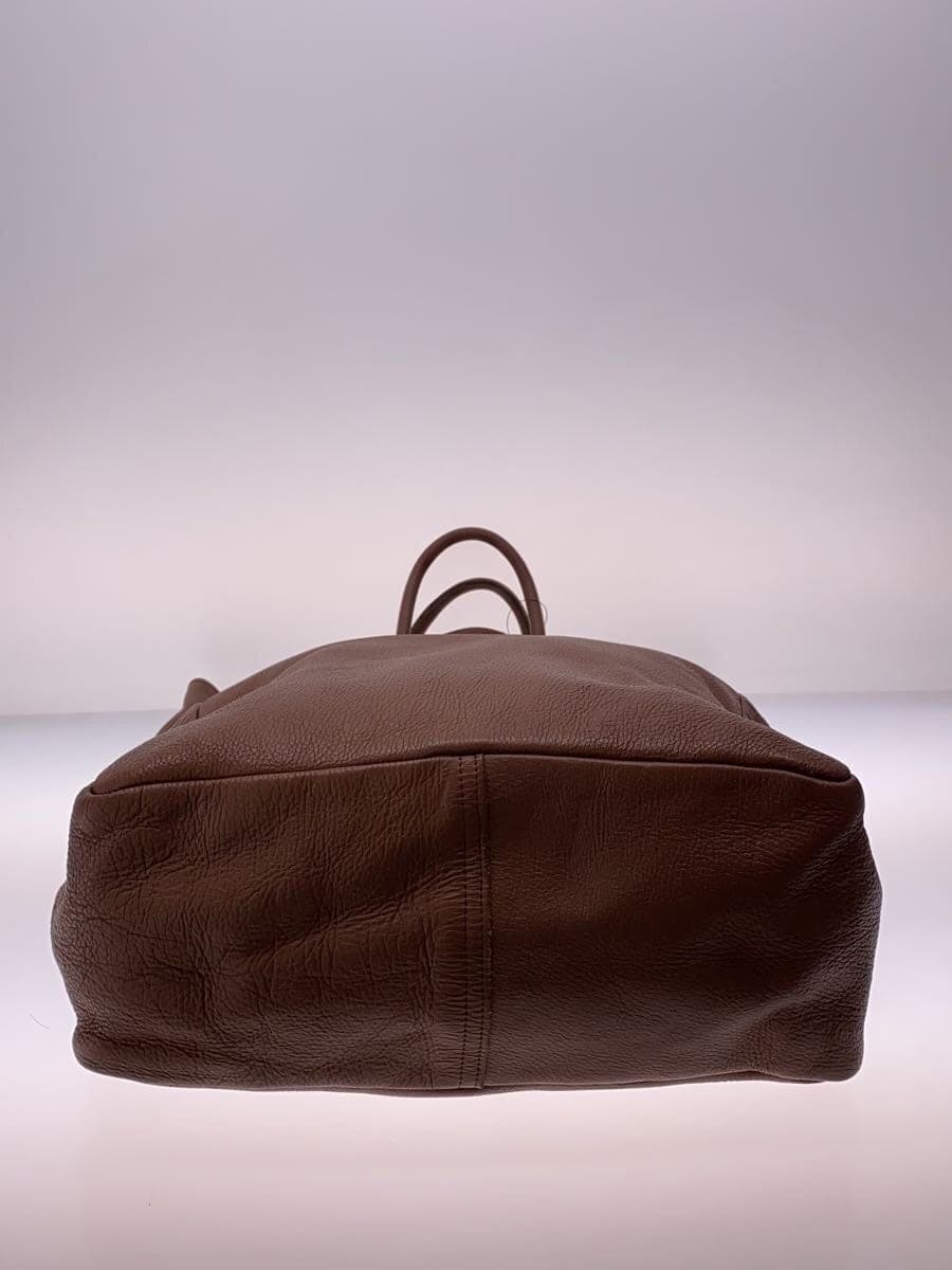 YOUNG & OLSEN Tote Bag Leather Brown 4