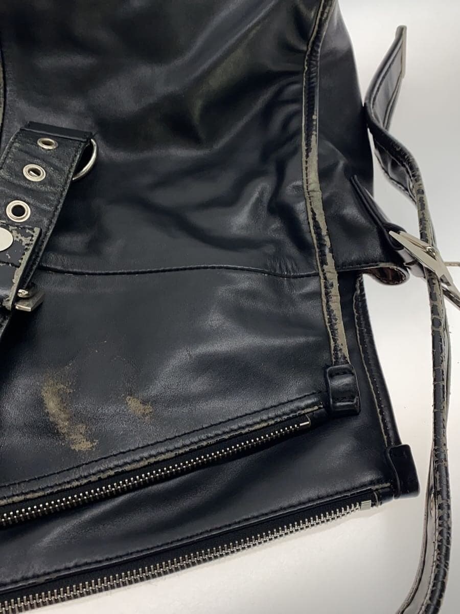 Roen × Semantic design shoulder bag Black Lining leopard Condition considered 6