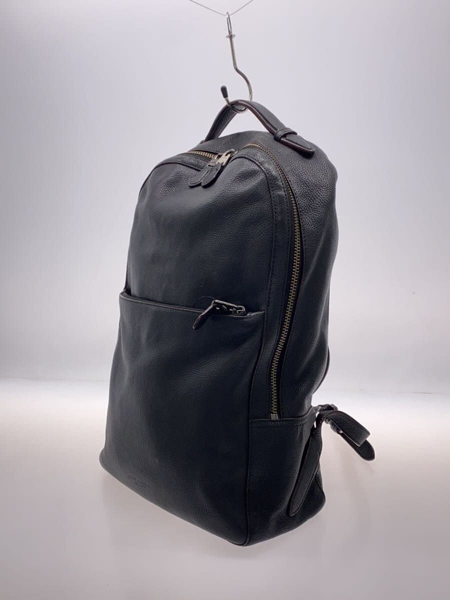 COACH Backpack Leather BLK 2
