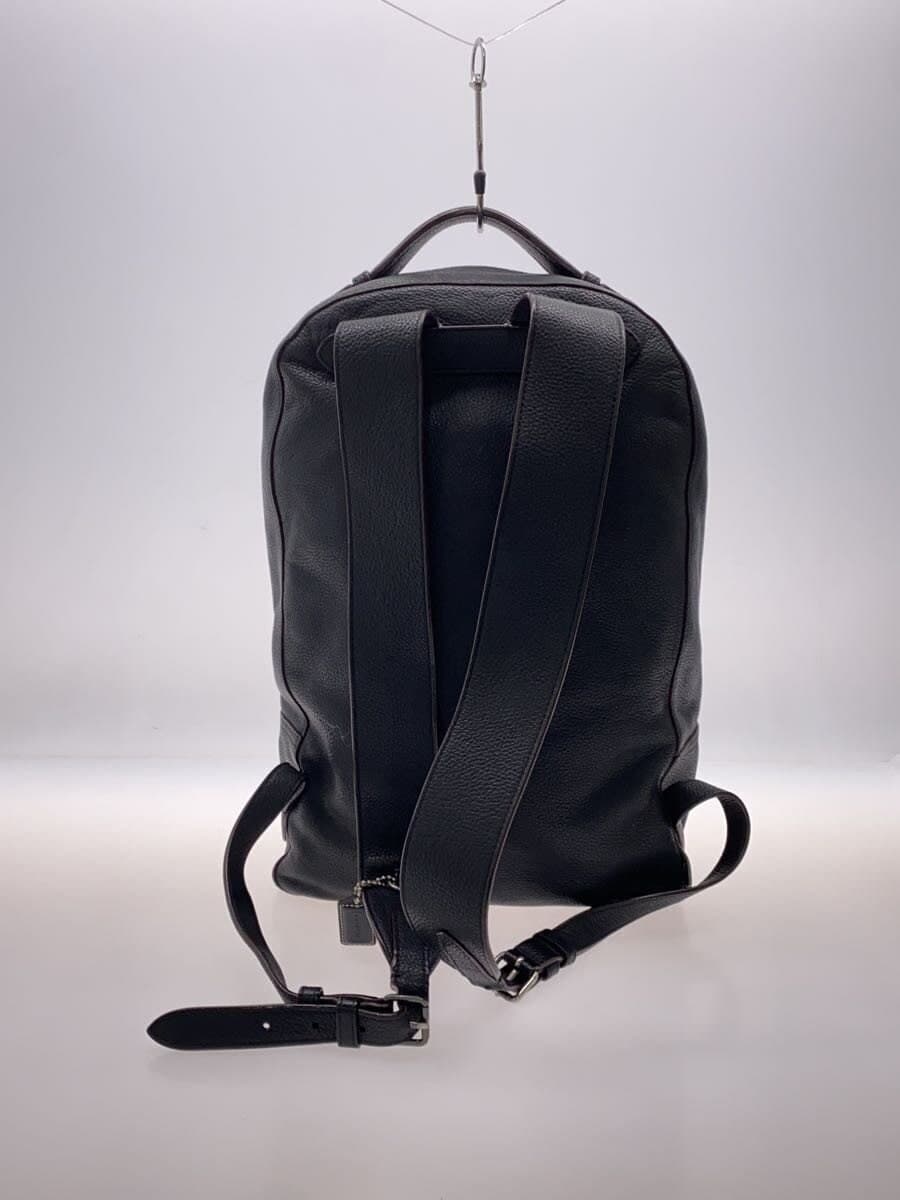 COACH Backpack Leather BLK 3