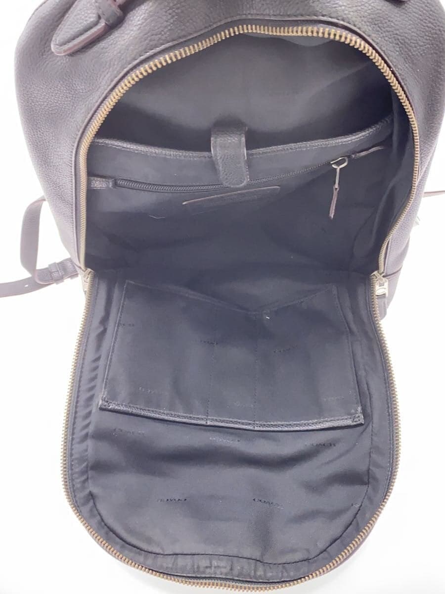 COACH Backpack Leather BLK 6