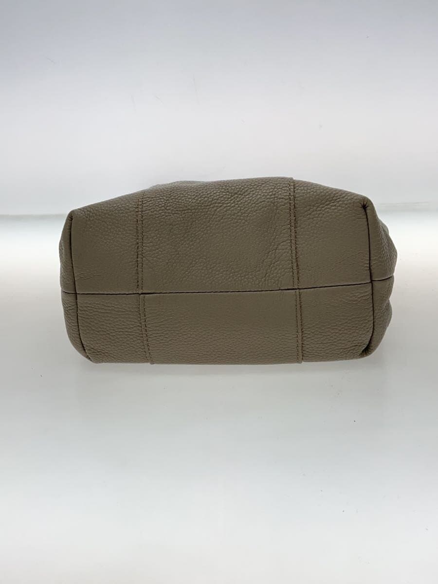 nouer x Beaure Shoulder Bag Leather GRY 4