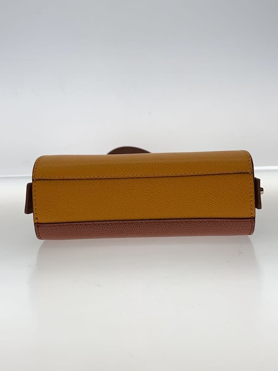 FURLA by Color Electra Shoulder Bag Leather YLW 4