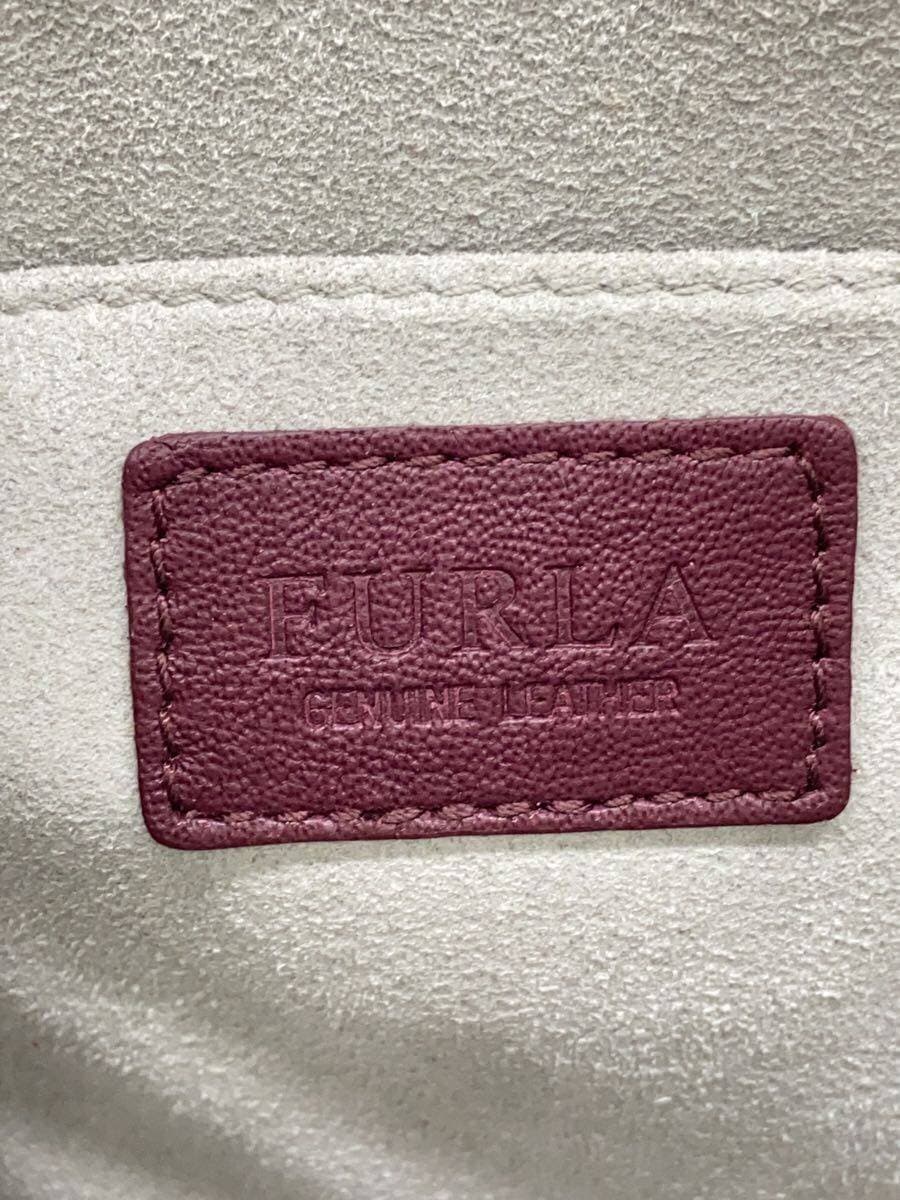 FURLA by Color Electra Shoulder Bag Leather YLW 5