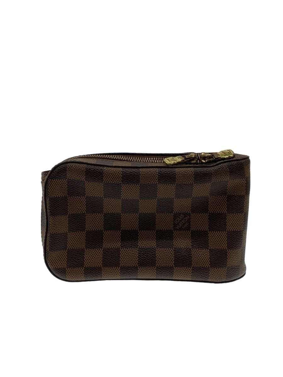 LOUIS VUITTON Geronimos_Damier Ebene PVC BRW All Over Pattern