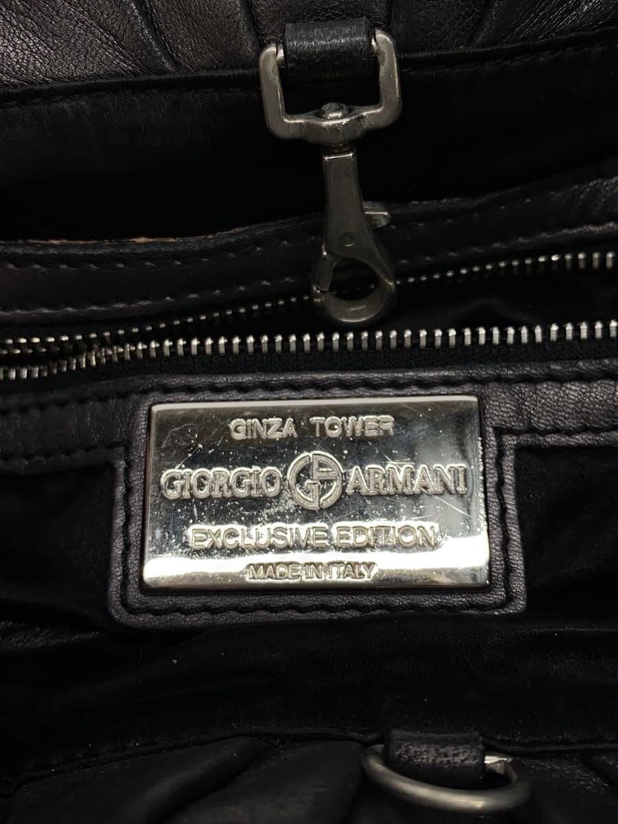 GIORGIO ARMANI tote bag -- WHT plain 5