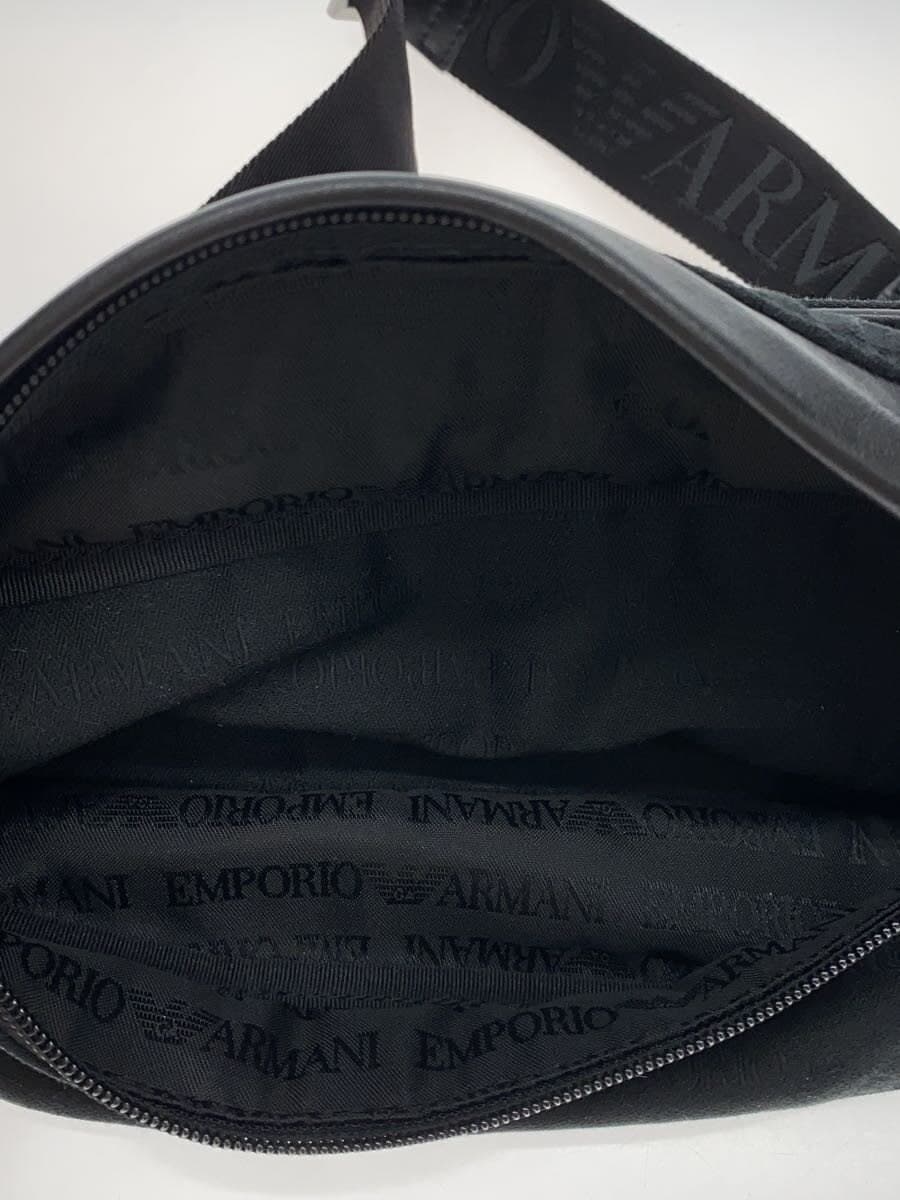 EMPORIO ARMANI Shoulder Bag -- BLK Solid Color 6