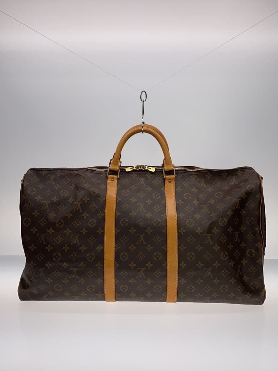 LOUIS VUITTON Keepall Bandoulière 60 Monogram Canvas PVC BRW M41412 3