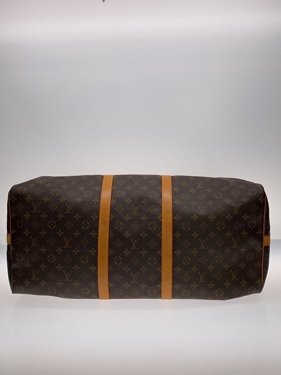 LOUIS VUITTON Keepall Bandoulière 60 Monogram Canvas PVC BRW M41412 4