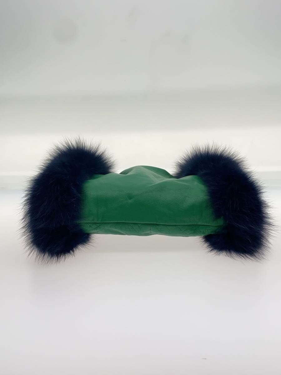 LUDLOW Tote Bag Fur GRN Solid 4