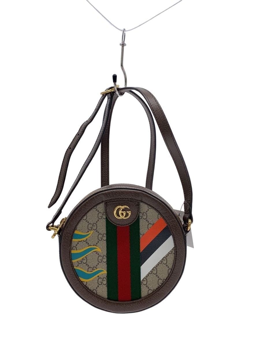GUCCI Shoulder Bag PVC BRW 574978