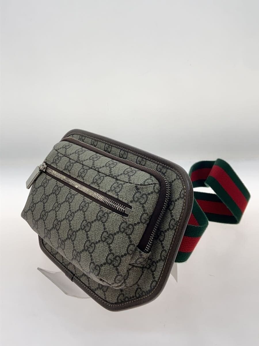GUCCI Waist Bag Leather BEG 760217 2