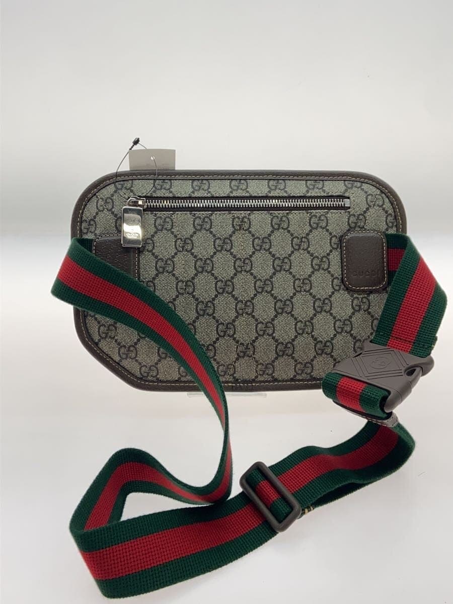 GUCCI Waist Bag Leather BEG 760217 3
