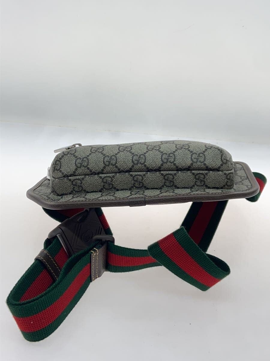 GUCCI Waist Bag Leather BEG 760217 4