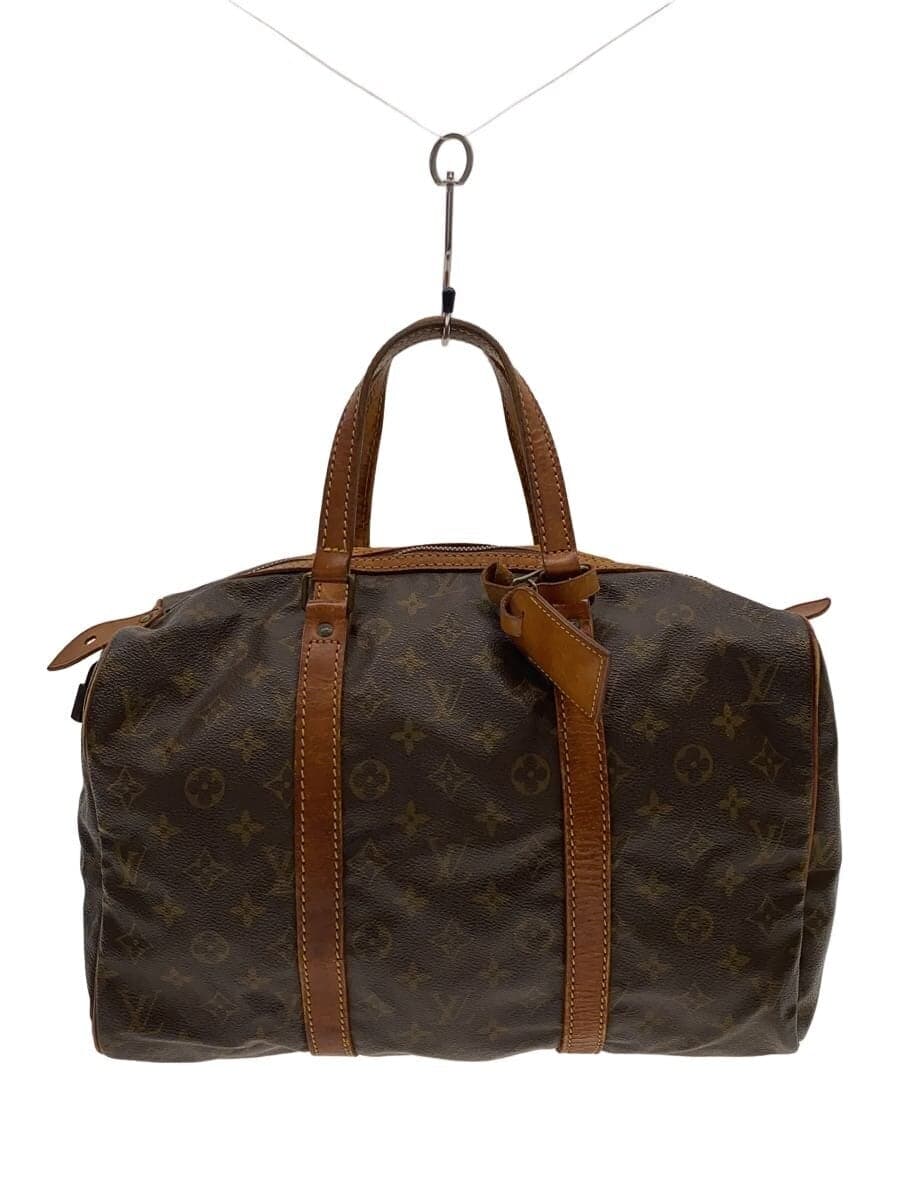 LOUIS VUITTON Sack Spool 35 Boston Bag M41626 Monogram PVC BRW LV