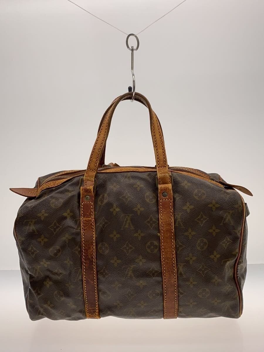 LOUIS VUITTON Sack Spool 35 Boston Bag M41626 Monogram PVC BRW LV 3