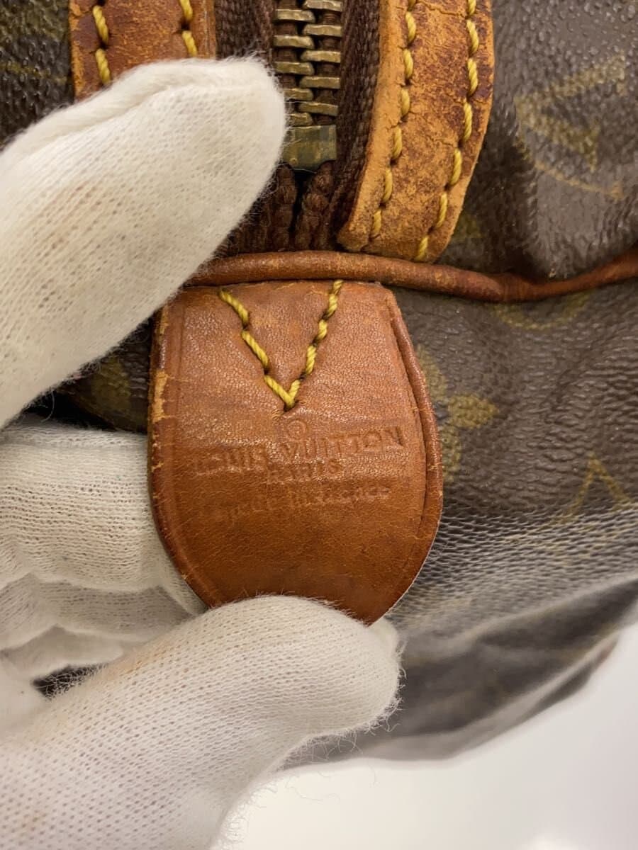 LOUIS VUITTON Sack Spool 35 Boston Bag M41626 Monogram PVC BRW LV 5