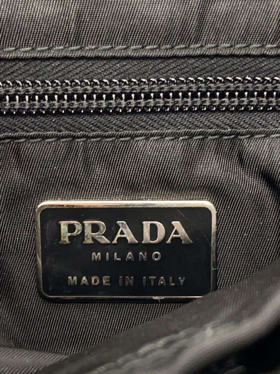 PRADA Handbag Mini Tote Bag Logo Triangle Plate Nylon GRN 5