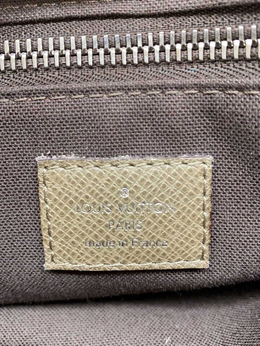 LOUIS VUITTON Roman PM_Taiga Leather KHK 8