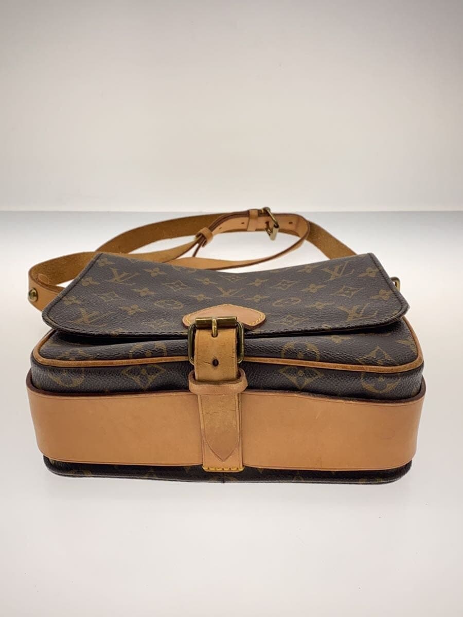 LOUIS VUITTON Cartouchiere MM Monogram Canvas Shoulder Bag M51253 PVC BRW LV Logo 4