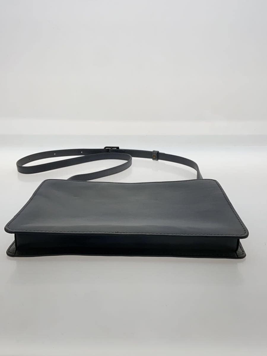 MOTHERHOUSE shoulder bag leather GRY plain 4