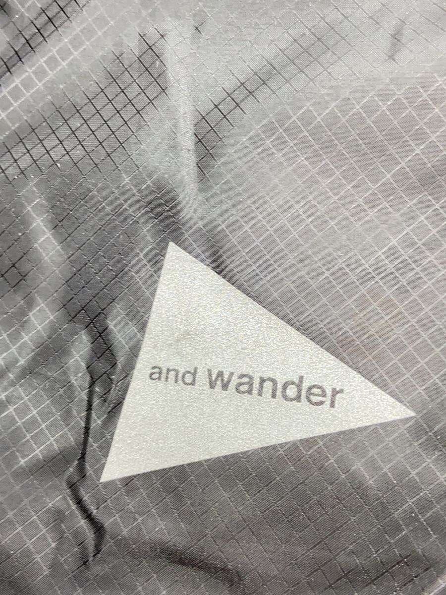 and wander shoulder bag nylon BLK plain 5