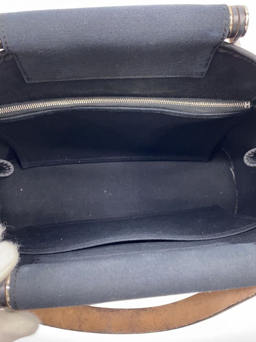 HERMES Cabas Élan PM N Engraving Tote Bag Leather Navy 6