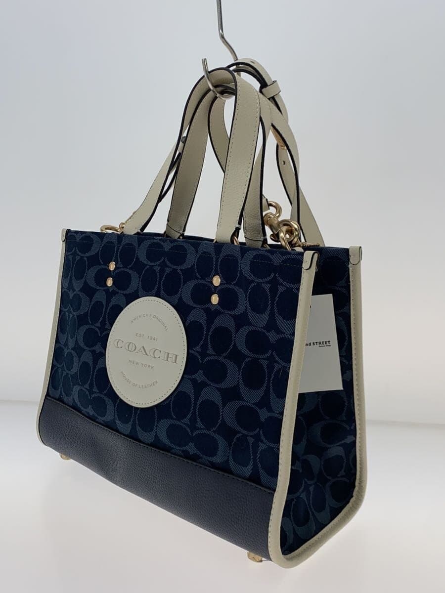 COACH Dempsey Signature Canvas Shoulder Bag Canvas NVY All Over Pattern C2826 2