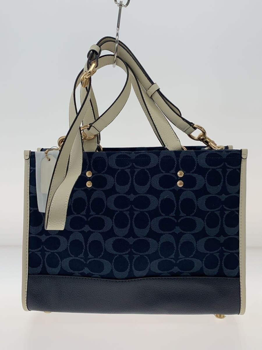 COACH Dempsey Signature Canvas Shoulder Bag Canvas NVY All Over Pattern C2826 3