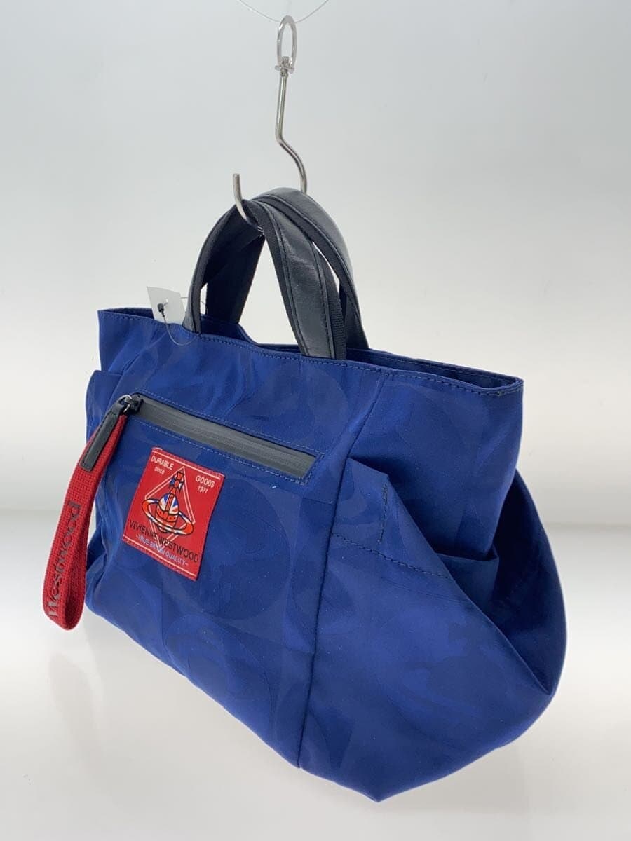 Vivienne Westwood TANGLED ORB JACQUARD Tote Bag NVY All Over Pattern 2