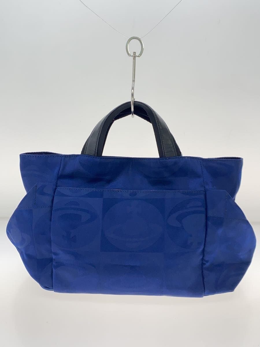 Vivienne Westwood TANGLED ORB JACQUARD Tote Bag NVY All Over Pattern 3