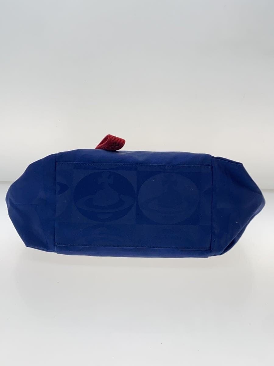 Vivienne Westwood TANGLED ORB JACQUARD Tote Bag NVY All Over Pattern 4