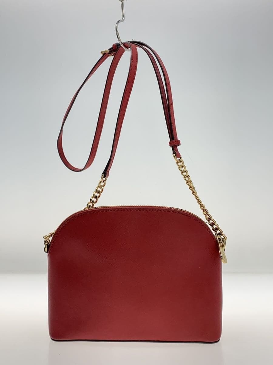 MICHAEL KORS Shoulder Bag Leather RED Solid 35H7GY3C2L 3