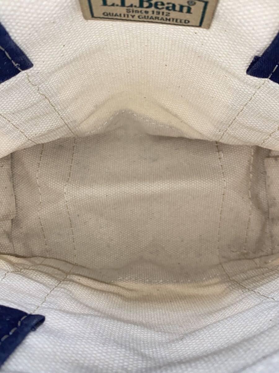 L.L.Bean Web Handle Tote Bag Canvas NVY 295303 6