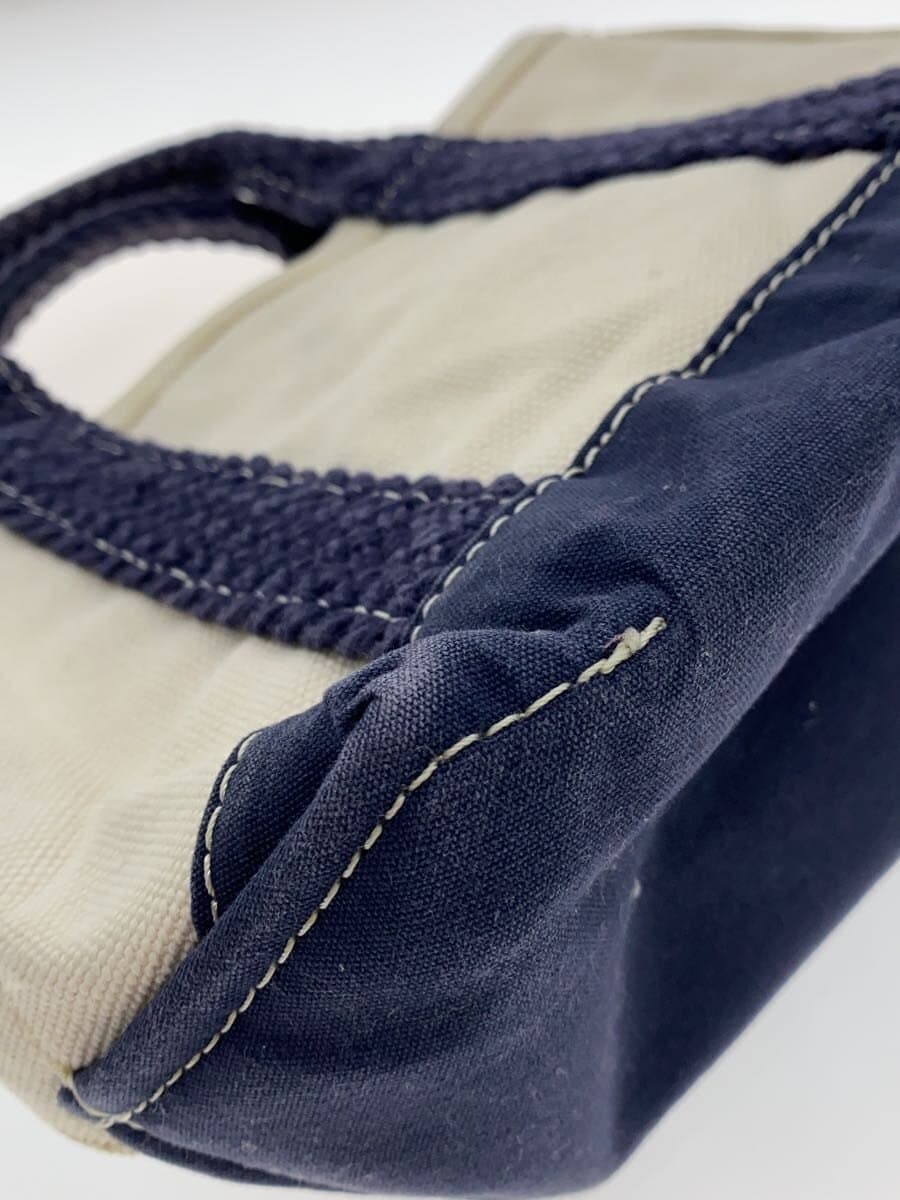L.L.Bean Web Handle Tote Bag Canvas NVY 295303 7