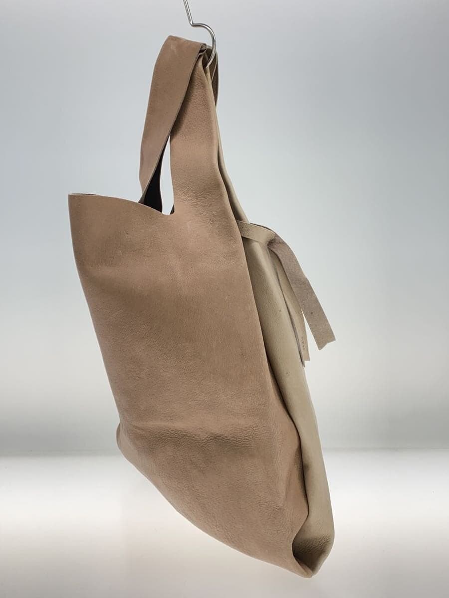 REN Reji Bukuro Tote Bag Leather BEG 2