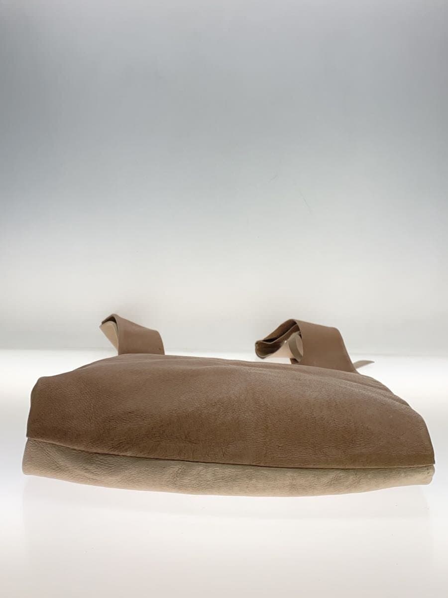 REN Reji Bukuro Tote Bag Leather BEG 4