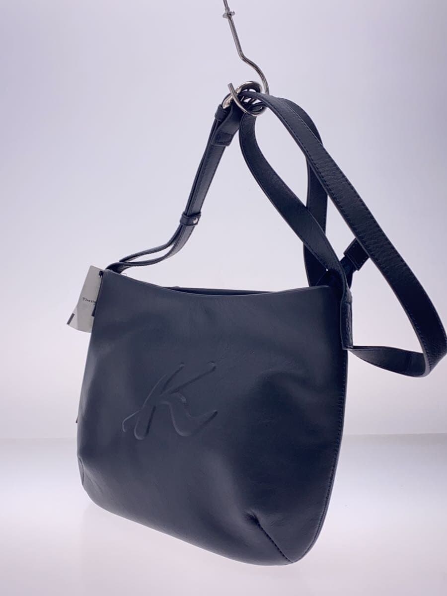 Kitamura K2 Shoulder Bag Leather BLK Solid 2