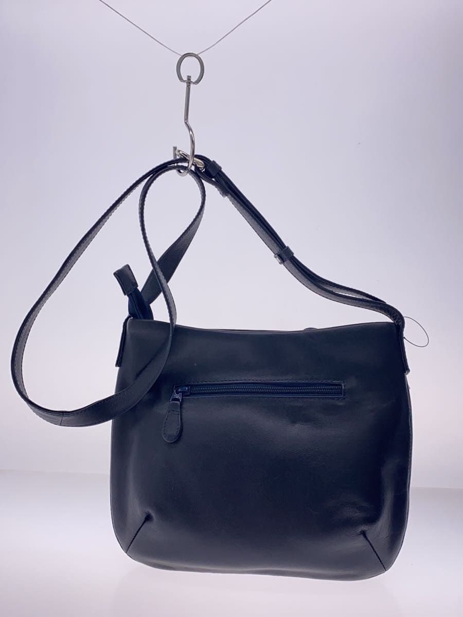 Kitamura K2 Shoulder Bag Leather BLK Solid 3
