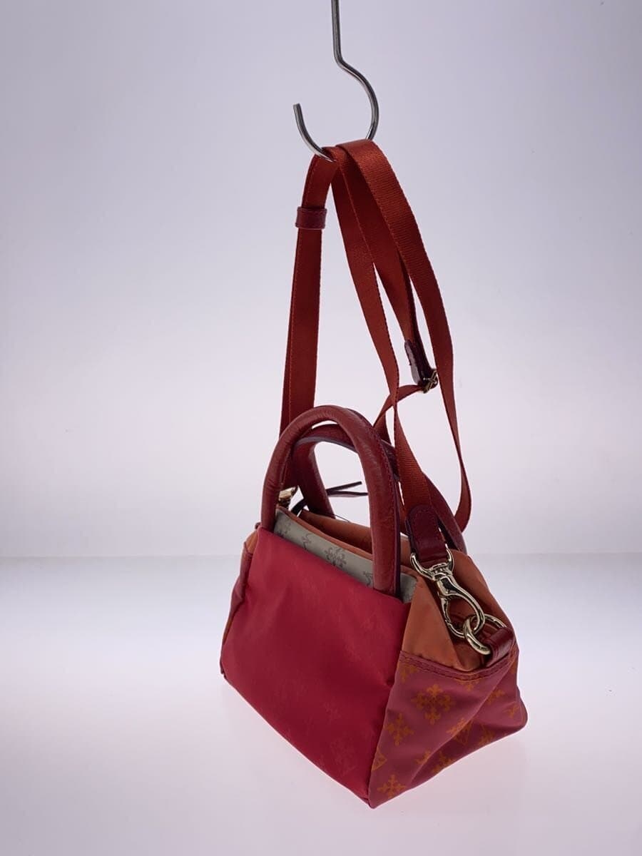 russet Shoulder Bag RED All Over Pattern 2