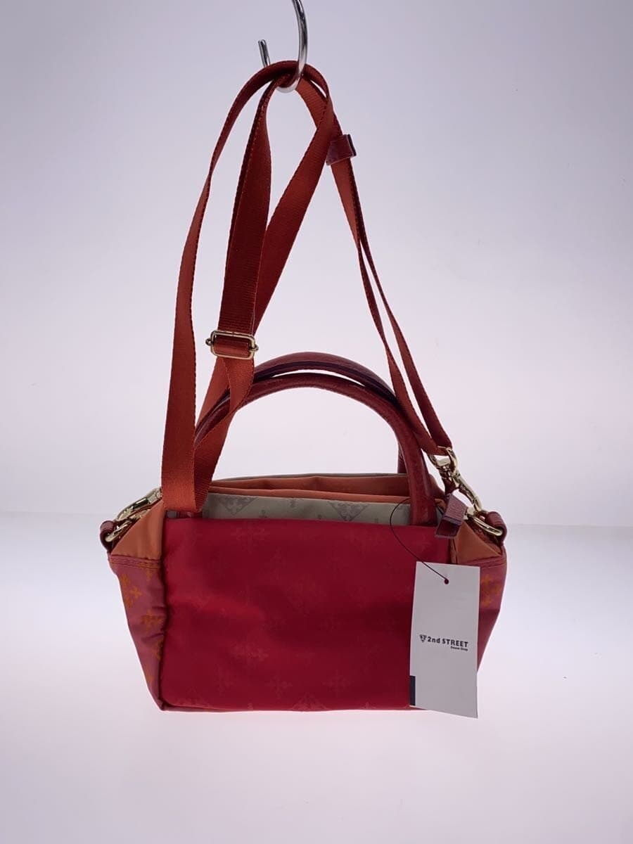 russet Shoulder Bag RED All Over Pattern 3